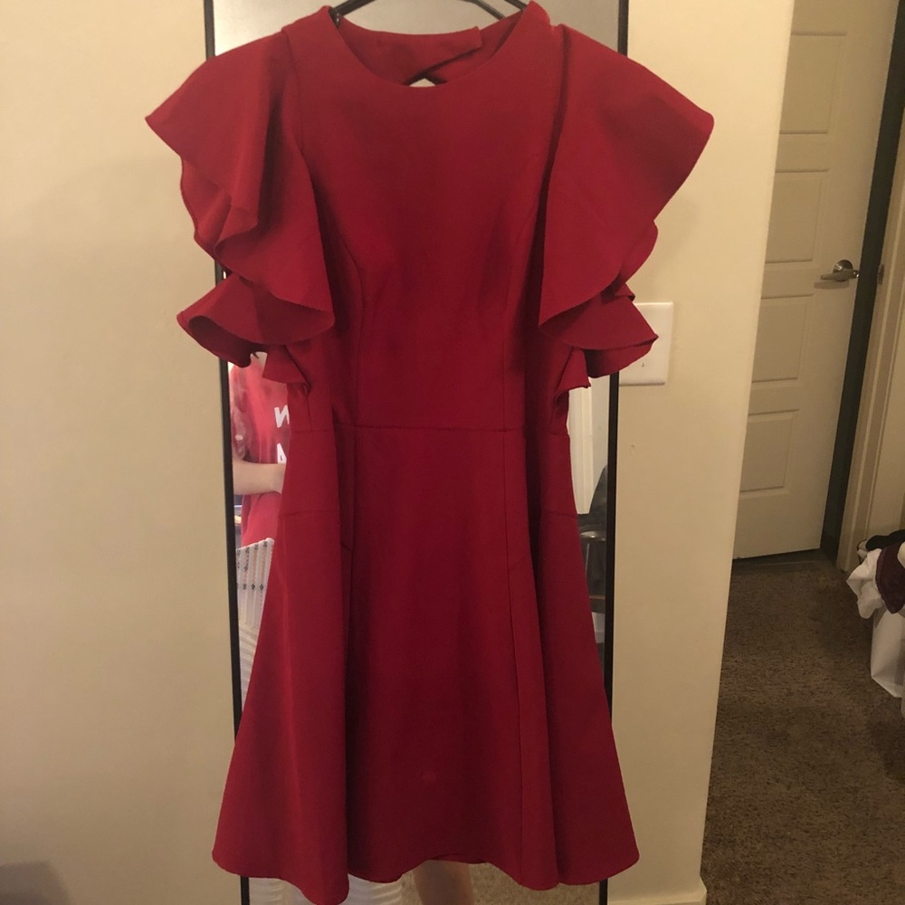 Cute red dress